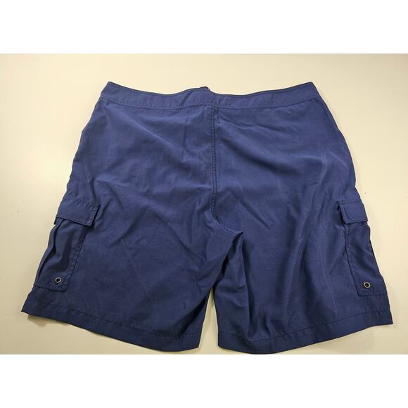 World wide sportsman fishing cargo hybrid navy shorts drawstring waist 42 men * - Picture 2 of 5